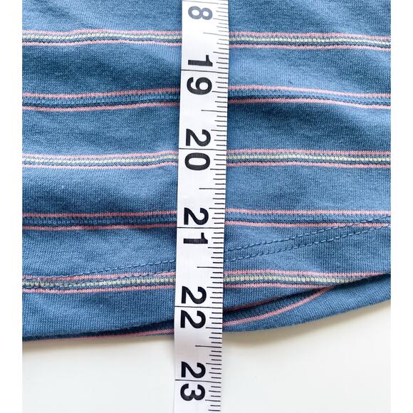 Boy's Sovereign Code Blue Striped Short Sleeve Pocket T-Shirt Size 14/16 - Picture 8 of 8